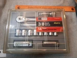 Vintage Craftsman 14 Piece 3/8 Socket Wrench Set 44041. Fixed Price $59.99.