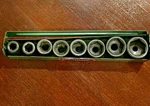 Nos Alltrade 3/8" Dr. Sae Impact Socket Set 5/16" To 3/4" Model 462-T-9. Fixed Price $20.00.