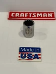 Craftsman 1/2" Drive Metric Socket, 19MM Laser 12PT Usa - Pn 34663. Fixed Price $13.99.