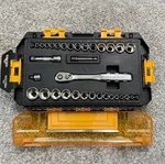 Dewalt Socket Set, 1/4-INCH & 3/8-INCH Drive, Sae/metric, 34-PIECE (DWMT73804). Fixed Price $50.99.
