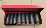 Genius Tools 8PC 3/8" Drive Deep Impact Socket Set 9MM-19MM. Fixed Price $17.50.