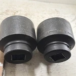 Lot Of 2 Armstrong Standard Impact Sockets 1" Drive Point 7-674 7-676 Tools. Fixed Price $84.80.