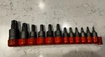 Mac Tools Usa 1/4", 3/8" & 1/2 Drive 12 Pc Torx Sizes T10MM- T60MM Socket Set. Fixed Price $85.00.