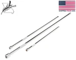 Socket Ratchet Extensions Extra Long Piece Set 1/4" 3/8" 24" 18" 12" Chrome. Fixed Price $27.65.
