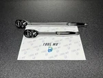 Snap-on Tools Usa New 2PC 1/2 Drive Chrome Fixed-head Ratchet Set S80A SL80A. Fixed Price $449.95.
