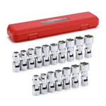 Casoman 17PCS 3/8" Drive Universal Flex Socket Set, Sae&metric, To 3/4",.... Fixed Price $56.10.