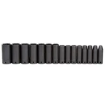 Proto J74117 1/2IN Drive 15PC Deep Thin Wall Impact Socket Set 6-POINT. Fixed Price $170.32.
