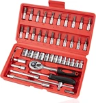 Beaiguna 46PCS Small Socket Ratchet Wrench Screwdriver Set, 1/4 Inch Metri. Fixed Price $14.70.
