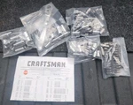 Craftsman 105PC Master Bit Socket Set E-torx Hex 42022. Fixed Price $129.95.