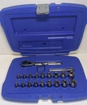 Kobalt 1/4" Dr 20 Pc Metric & Sae Socket Set. Fixed Price $34.99.