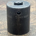 Snap-on IM320 1/2 Drive 6-POINT Sae Flank Shallow Impact Socket Usa. Fixed Price $14.98.