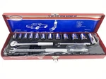 Vintage Proto Challenger 17 Piece 3/8" Drive Socket Ratchet Set & Case Usa!. Fixed Price $94.99.