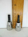 Set Of New Craftsman 3/8" Drive Slotted Bit Sockets. 42651 7/32 & 42652 9/32. Fixed Price $8.99.