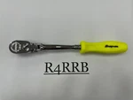 Snap-on Tools New Hi-viz Hard Grip 1/4" Drive Long Flex Ratchet THLFD72HV. Fixed Price $249.95.