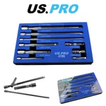 Us Pro Tools 9PC 1/4" 3/8" 1/2" Dr Extension Set, Sockets 4190. Fixed Price $21.15.