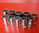 New Craftsman Piece 3/8" Drive Shallow Metric 12 Point Socket Set 10-19MM. Fixed Price $25.43.