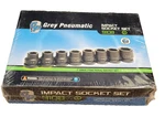 Gp Impact Socket Set 1" Drive Point 9108 1-1/2 1/4 3/16 1/8 1/16 15/16 7/8 New. Fixed Price $129.20.