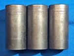 Snap-on 3PC Sae 1/2"DR Deep 6PT Socket Set 1-1/4", 1-3/16", 1-1/8 SIM400 380 360. Fixed Price $99.50.