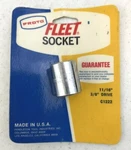 Vintage Proto Fleet Socket Size 11/16" C1222 3/8" Drive Made Usa Point Nos. Fixed Price $8.78.