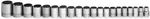 20PC 5.5 - 24MM, 3/8"DRIVE, 6 Point, Chrome Shallow Socket Set Williams Usa. Fixed Price $105.72.