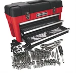 Made In Usa Craftsman Piece Mechanics Tool Set With Box Mm Sae New 9-33182. Fixed Price $689.95.