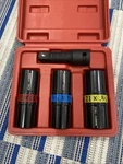 4PC 1/2" Dr Flip Lug Nut Impact Socket Set Metric/sae Mag Wheel Thin Wall Taiwan. Fixed Price $34.95.