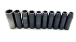 Snap-on Simm 10PC 1/2" Drive Deep Metric Impact Socket Set 10MM 18MM & 21MM. Fixed Price $139.99.