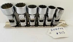 Snap On Tools 206FUA Pc Shallow Universal Socket Set 12 Point 7/16-3/4 #315. Fixed Price $129.99.