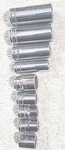 Blackhawk 3/8" Drive 6 Point Socket Set Of 9 Usa Made Tools Crome Deep & Shallow. Fixed Price $38.00.