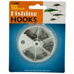 Kole Imports Fishing Hooks Set Divided Case Reel - One Item. Fixed Price $5.99.
