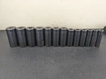 #BO924 Snap-on Drive 6 Point Deep Impact Socket Set 313SIMA 1/2" 1-1/4. Fixed Price $279.95.