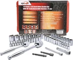 Epauto 47PC 1/4" & 3/8" Drive Socket Set W/ 90T Reversible Ratchet. Fixed Price $44.98.