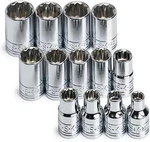 Sk Tools Usa 3/8" Drive, 13 Piece, 12 Point, Standard Metric One Size,. Fixed Price $92.63.