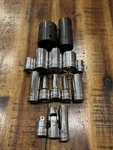 Sk Tools 15 Sockets Impact Deep Shallow 6PT 12PT 1/2 3/8 & 1/4 Dr Sae Metric. Fixed Price $70.00.