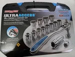 Channel Lock Ultraacces 16PC Socket And Ratchet Set 39100. Fixed Price $79.99.
