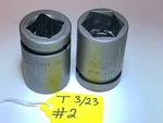 2-PCS- Apex Impact Sockets FL-7430 15/16" 3/4 Drive 2" Oal Usa New. Fixed Price $40.00.