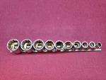 Husky 3/8 In. Drive Standard Sae Socket Set (10-PIECE) W/ Holder. Fixed Price $20.00.
