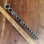 Vintage Blackhawk Shallow Socket Set Drive 12 Point 1-1/2" To 7/16" Usa. Fixed Price $163.49.