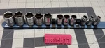 Snap-on 3/8 Drive Chrome Set Metric Pt 11 6-18 Skips 9 & 13 Usa. Fixed Price $119.99.