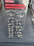 Sears Craftsman 3/8" Drive Sae Flare Nut Crowfoot Wrench Set Usa Nos 42049. Fixed Price $259.00.