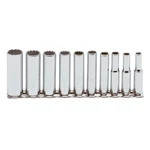 Proto J47100 1/4 Drive Pc. Deep Socket Set - 12 Point. Fixed Price $80.15.