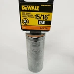 Dewalt Stanley DWMT88952OSP Tools 1/2" Drive 15/16" Deep Well Socket Point New. Fixed Price $5.51.