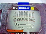 Kobalt 19-PC 3/8" Drive Socket Set #0573348. Fixed Price $71.25.