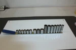 Vintage Craftsman 3/8" Drive Metric Sockets 12 Pt Shallow & Deep Well 16 Pc. Fixed Price $46.83.