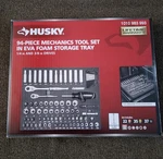 Brand New Husky Mechanics Tool Set In Eva Foam (94-PIECE). Fixed Price $53.00.