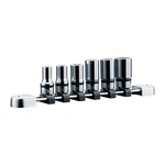 Kyoto Machinery Tools Ktc Nepros 9.5MM 3/8 Inch Semi-deep Socket Set NTB3M06WA. Fixed Price $193.73.