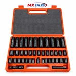 38PC Impact Socket Set 3/8" & 1/2" Drive Sae/mm Cr-v Deep Shallow W/ Case. Fixed Price $69.99.
