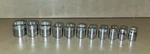 Craftsman -v- Series Metric 3/8" Drive Socket Set (11) Pcs 12PT Top Hash Usa. Fixed Price $68.40.