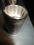 Armstrong Tools 13-134 3/4" Drive 1-1/16" 12PT. Socket Usa. Fixed Price $13.00.