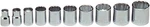 378 - 3/8INCH Drive 10 Piece Set 12 Point Standard Sockets, 5/16INCH 7/8INCH. Fixed Price $132.71.